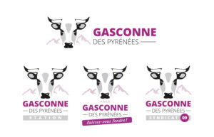 Quelques déclinaisons du logo Gasconne des Pyrénées