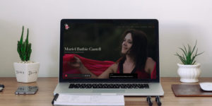 Site internet responsive de la chanteuse Muriel Batbie Castell