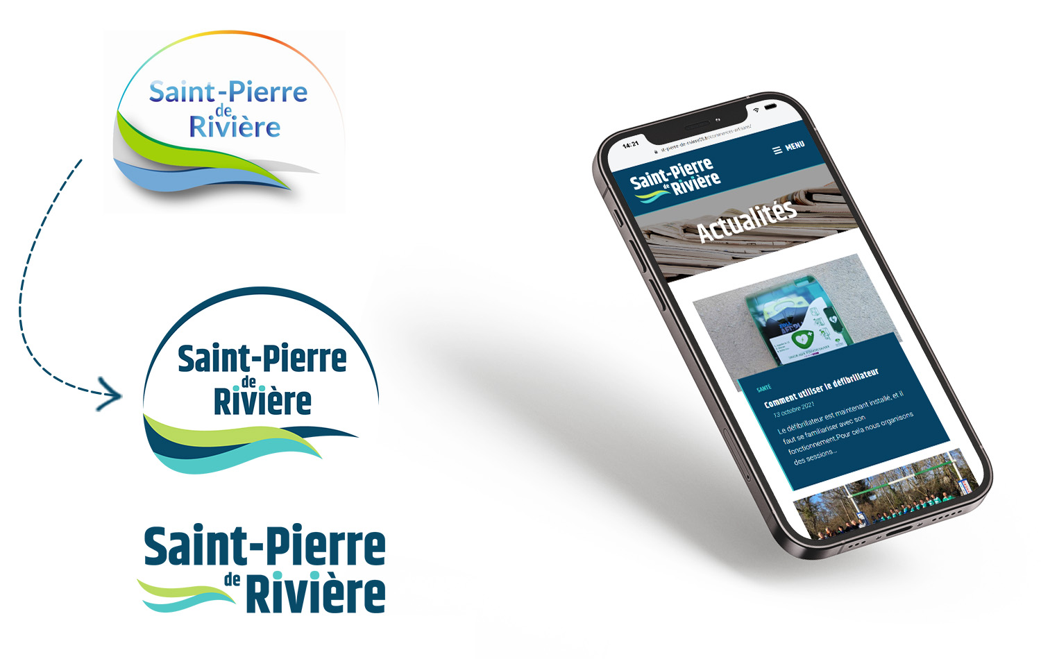 Site internet responsive de la commune de Saint-Pierre-de-Rivière